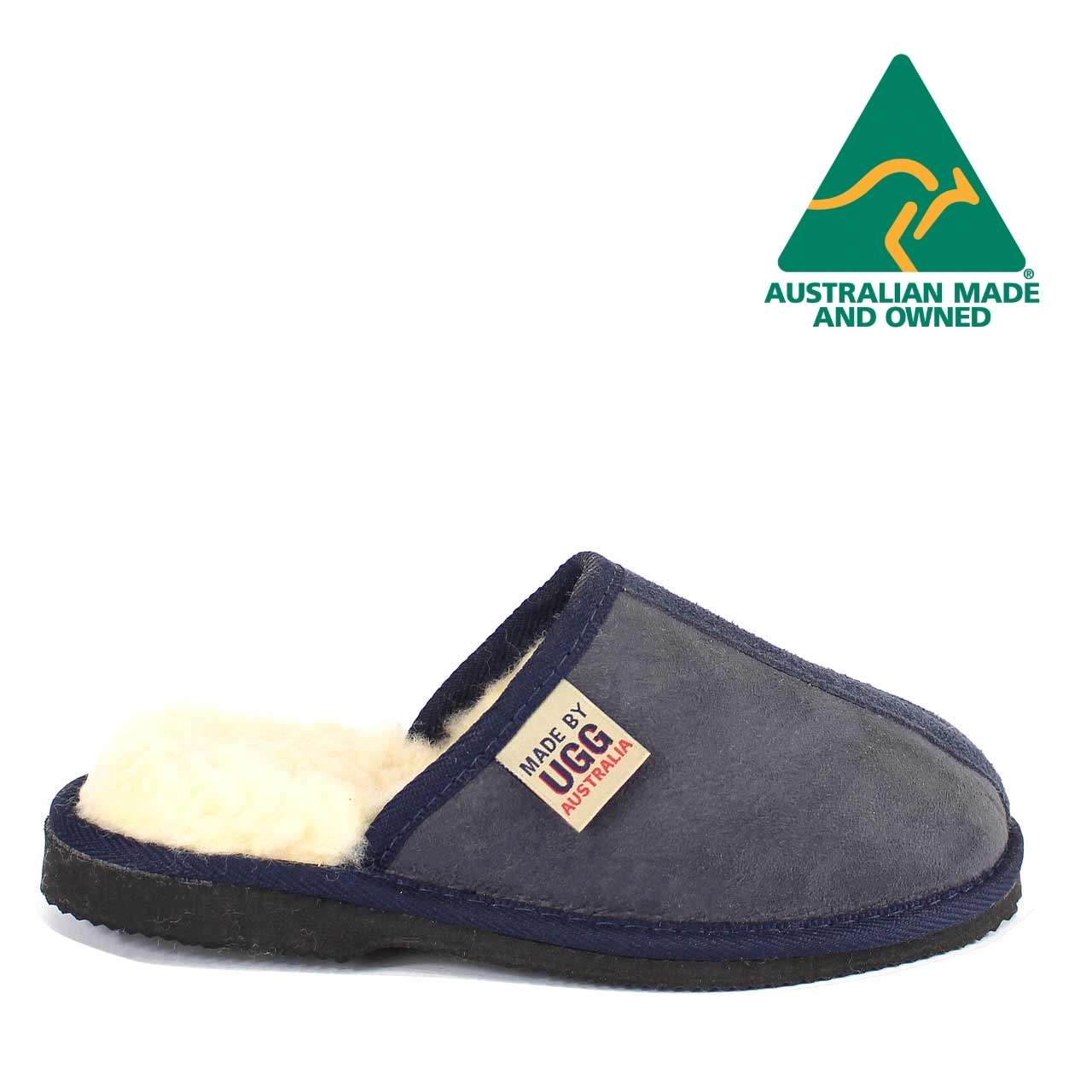 MB UGG Aussie Made, Twinface Sheepskin, Scuff Blue Mens