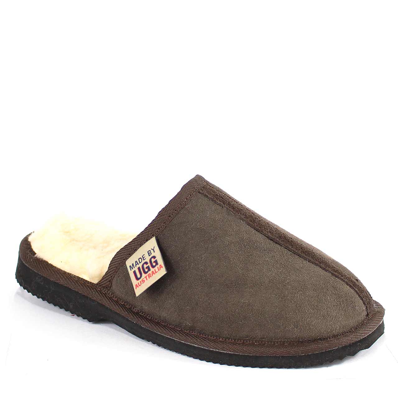 MB UGG Aussie Made, Twinface Sheepskin, Scuff Chocolate Mens