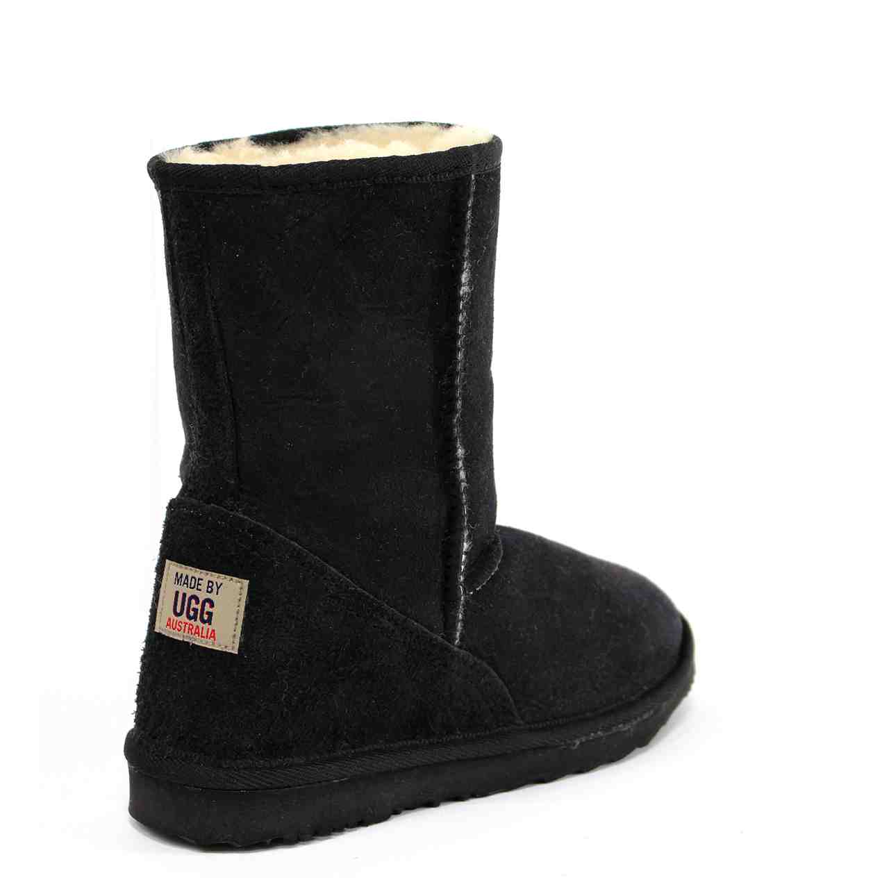 MB UGG Aussie Made, Twinface Sheepskin, Short Black Mens
