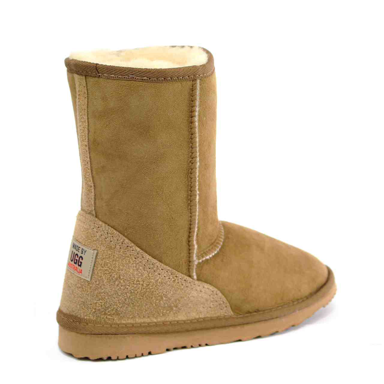 MB UGG Aussie Made, Twinface Sheepskin, Womens Short Chestnut