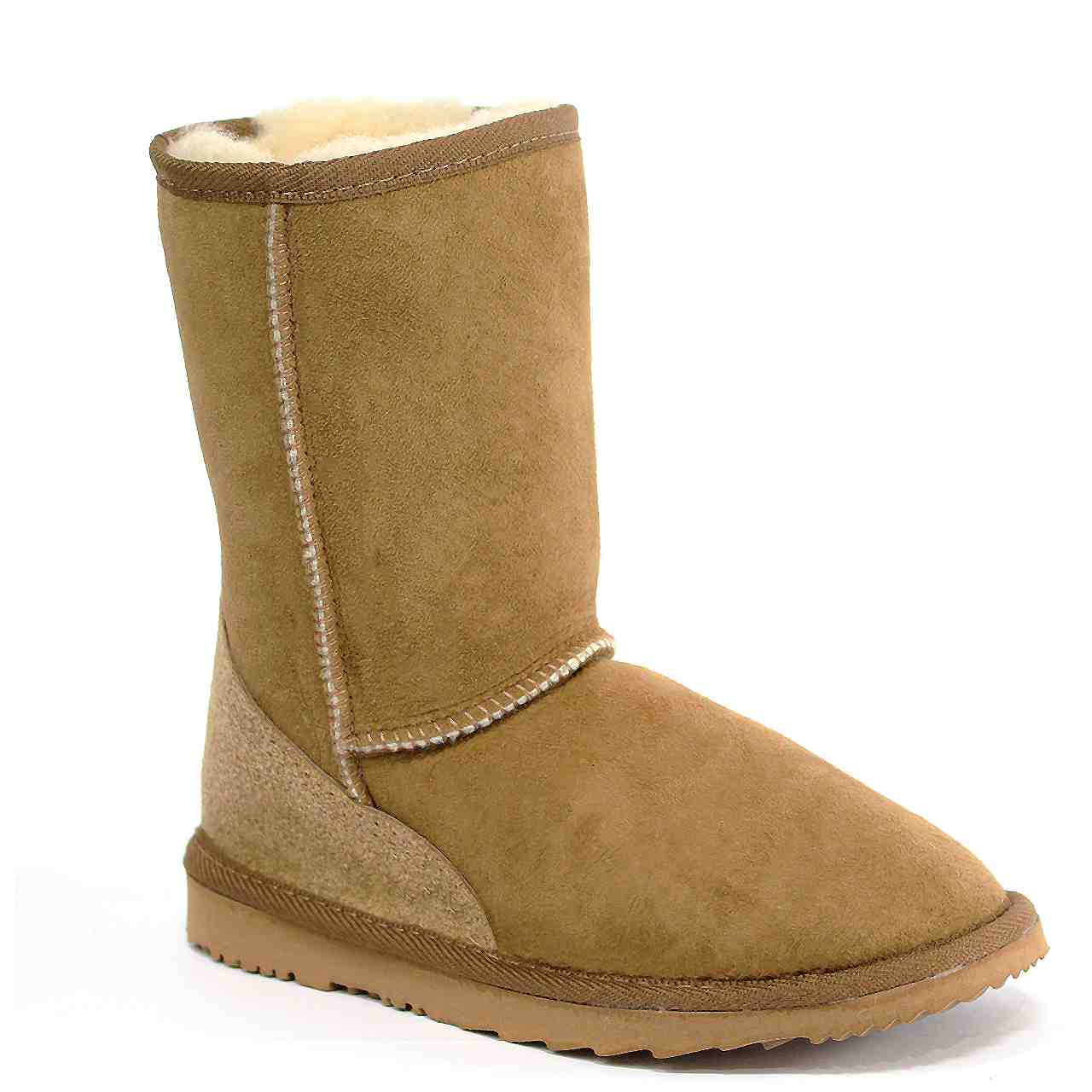 MB UGG Aussie Made, Twinface Sheepskin, Womens Short Chestnut