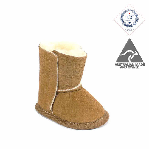 CHILDRENS JOEY BOOTIES CHESTNUT - UGG AUSTRALIA