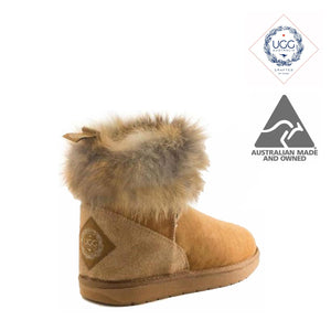 MINI FOX CHESTNUT BACK - UGG AUSTRALIA - MADE IN AUSTRALIA