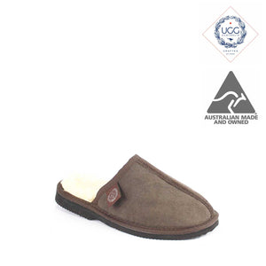 SCUFF IAN CHOCOLATE MENS - UGG AUSTRALIA BOOT SLIPPER