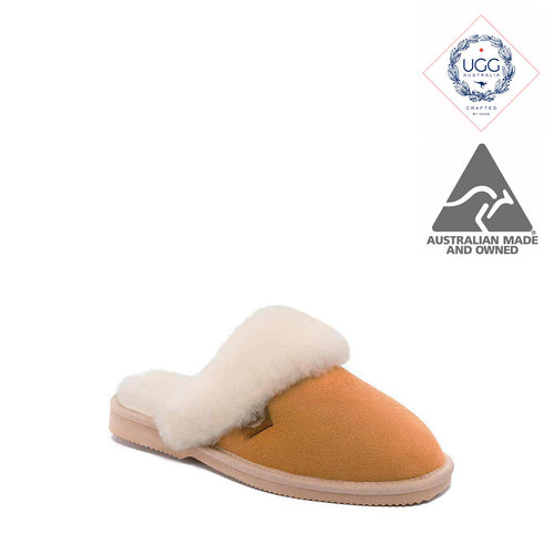 SCUFF LADIES CHESTNUT - UGG AUSTRALIA BOOT SLIPPER